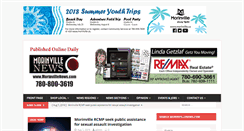 Desktop Screenshot of morinvillenews.com
